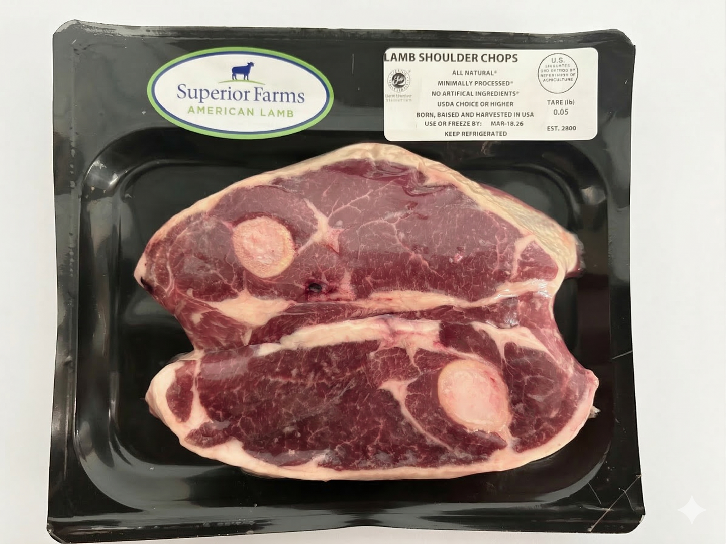 All Natural Superior Lamb Chop - USA