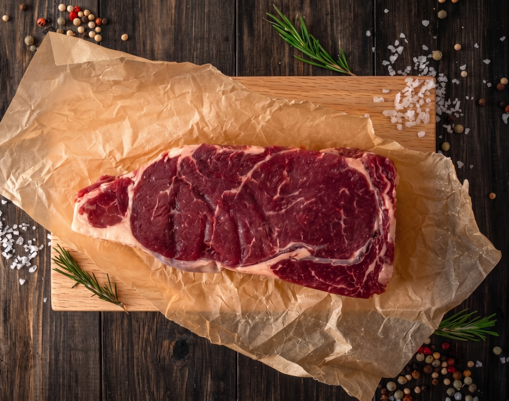 Grass-fed, grass-finished top sirloin steak