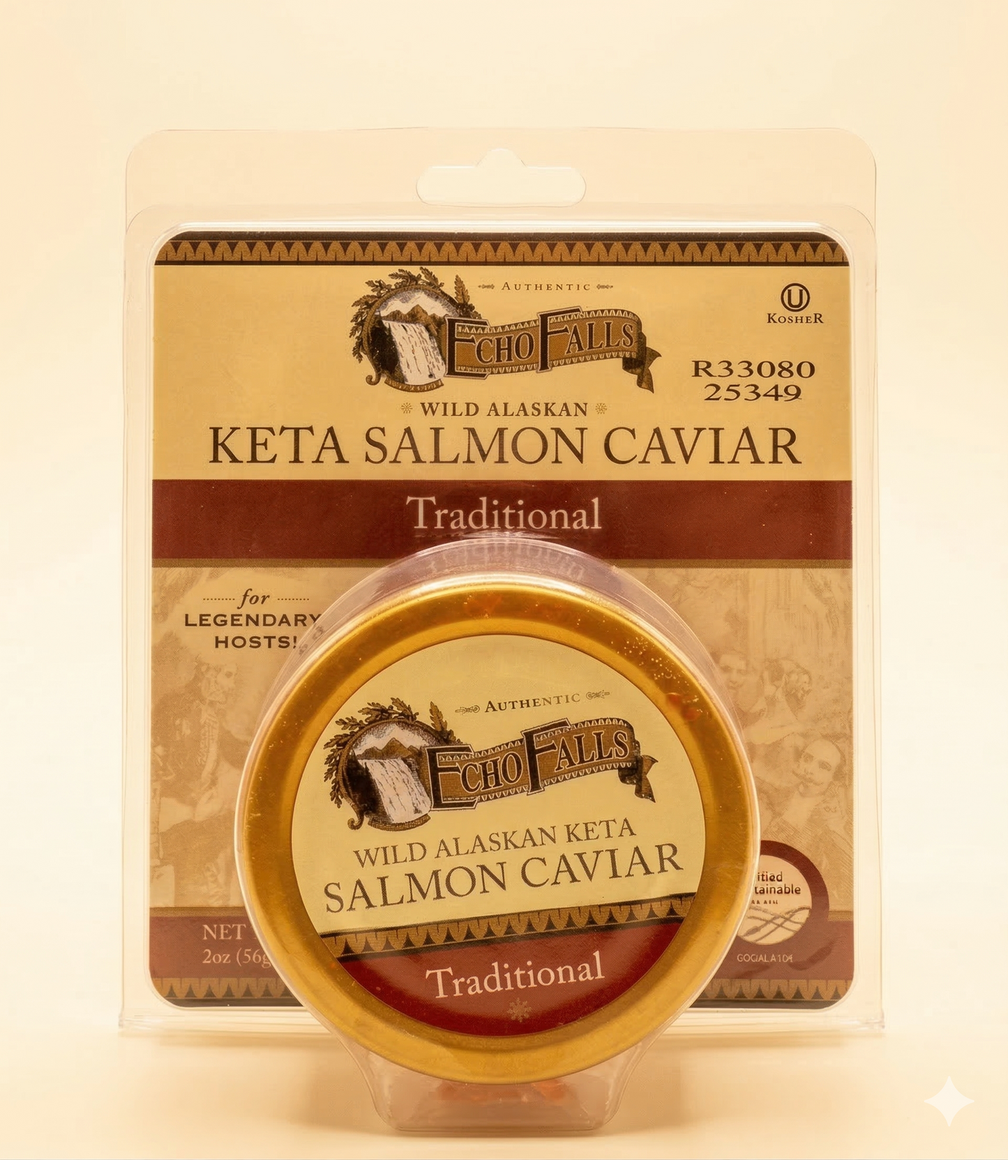 Wild Alaskan Keta Salmon Caviar